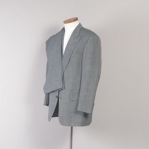Hart Schaffner & Marx Men's Suit Wool Gray 42R 34X34 - Picture 1 of 12